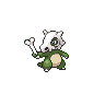 Cubone — mały pikselowy sprite w wariancie shiny