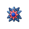 Starmie — mały pikselowy sprite w wariancie shiny