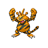 Electabuzz — mały pikselowy sprite w wariancie shiny