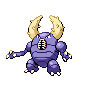Pinsir — mały pikselowy sprite w wariancie shiny