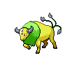 Tauros — mały pikselowy sprite w wariancie shiny