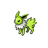 Jolteon — mały pikselowy sprite w wariancie shiny
