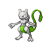 Mewtwo — mały pikselowy sprite w wariancie shiny