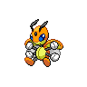 Ledian — mały pikselowy sprite w wariancie shiny