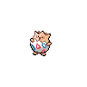 Togepi — mały pikselowy sprite w wariancie shiny