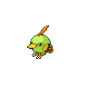Natu — mały pikselowy sprite w wariancie shiny