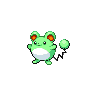 Marill — mały pikselowy sprite w wariancie shiny
