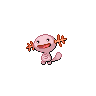 Wooper — mały pikselowy sprite w wariancie shiny