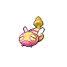 Dunsparce — mały pikselowy sprite w wariancie shiny