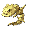 Steelix — mały pikselowy sprite w wariancie shiny