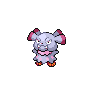 Snubbull — mały pikselowy sprite w wariancie shiny