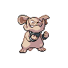 Granbull — mały pikselowy sprite w wariancie shiny
