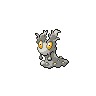 Slugma — mały pikselowy sprite w wariancie shiny