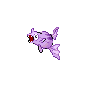 Remoraid — mały pikselowy sprite w wariancie shiny