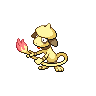 Smeargle — mały pikselowy sprite w wariancie shiny