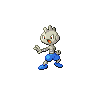 Tyrogue — mały pikselowy sprite w wariancie shiny