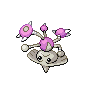 Hitmontop — mały pikselowy sprite w wariancie shiny