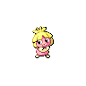 Smoochum — mały pikselowy sprite w wariancie shiny