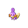 Mudkip — mały pikselowy sprite w wariancie shiny
