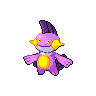 Marshtomp — mały pikselowy sprite w wariancie shiny