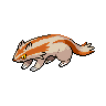 Linoone — mały pikselowy sprite w wariancie shiny