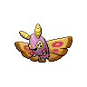 Dustox — mały pikselowy sprite w wariancie shiny