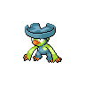 Lombre — mały pikselowy sprite w wariancie shiny