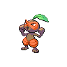 Nuzleaf — mały pikselowy sprite w wariancie shiny