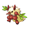 Shiftry — mały pikselowy sprite w wariancie shiny