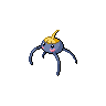 Surskit — mały pikselowy sprite w wariancie shiny