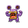 Loudred — mały pikselowy sprite w wariancie shiny