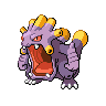 Exploud — mały pikselowy sprite w wariancie shiny