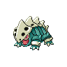 Lairon — mały pikselowy sprite w wariancie shiny