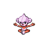 Meditite — mały pikselowy sprite w wariancie shiny