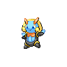 Illumise — mały pikselowy sprite w wariancie shiny
