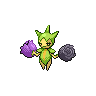 Roselia — mały pikselowy sprite w wariancie shiny