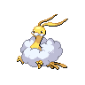 Altaria — mały pikselowy sprite w wariancie shiny