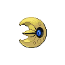 Lunatone — mały pikselowy sprite w wariancie shiny