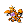 Crawdaunt — mały pikselowy sprite w wariancie shiny