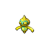 Baltoy — mały pikselowy sprite w wariancie shiny