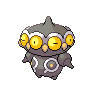 Claydol — mały pikselowy sprite w wariancie shiny