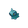 Shuppet — mały pikselowy sprite w wariancie shiny