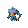 Banette — mały pikselowy sprite w wariancie shiny