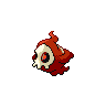 Duskull — mały pikselowy sprite w wariancie shiny