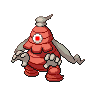 Dusclops — mały pikselowy sprite w wariancie shiny