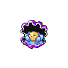 Clamperl — mały pikselowy sprite w wariancie shiny