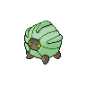 Shelgon — mały pikselowy sprite w wariancie shiny