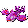 Kyogre — mały pikselowy sprite w wariancie shiny