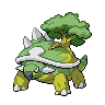 Torterra — mały pikselowy sprite w wariancie shiny