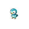 Piplup — mały pikselowy sprite w wariancie shiny